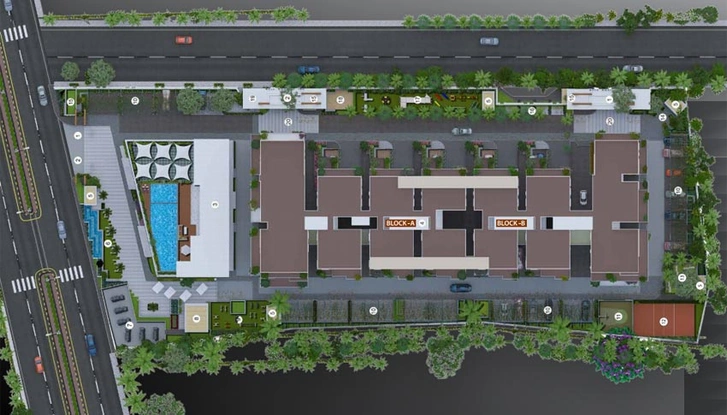 Master Plan of United Sai Silicon Heights in Whitefield, Bangalore - Image 123915