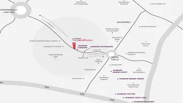 Location of Jayabheri The Nirvana - Image 123942
