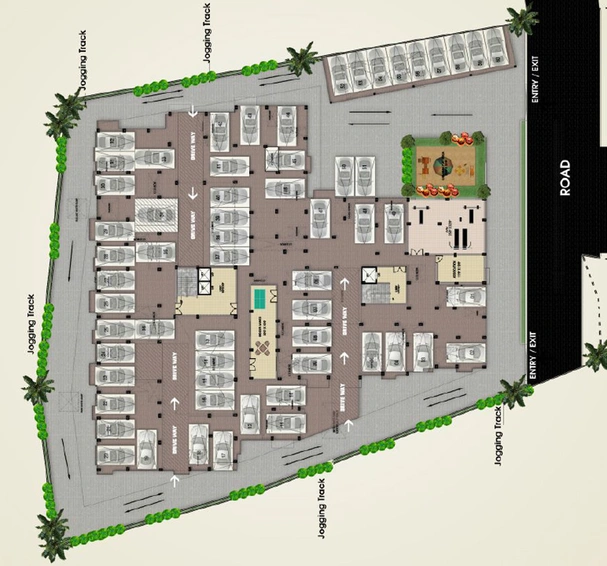 Master Plan of GP Pearl Iris in Ayapakkam, Chennai - Image 236523