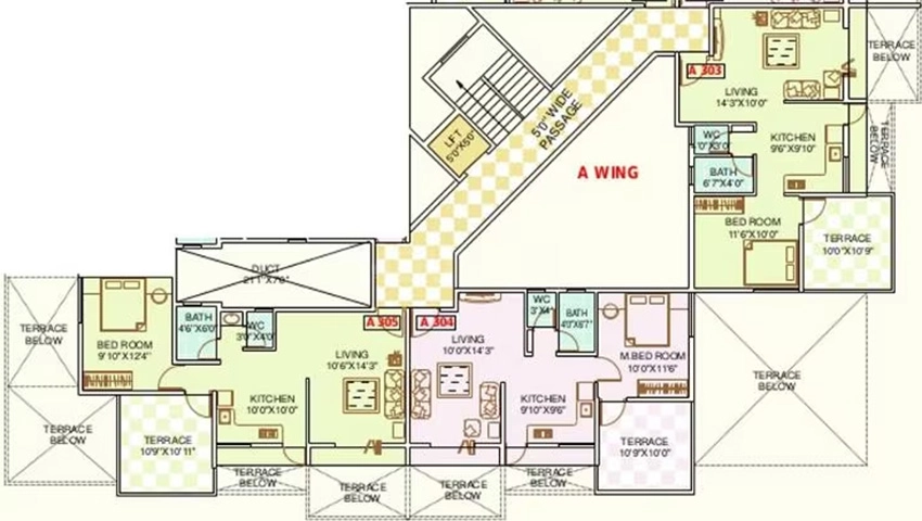 Floor Plan of Nexus Polite Hermitage in Chikhali, Pune - Image 348803
