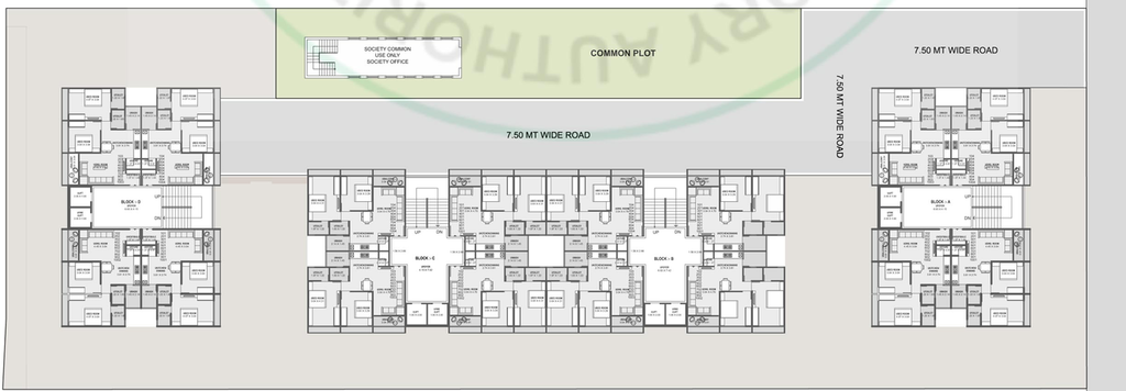 Master Plan of Shree Bhakti Pearl in Nikol, Ahmedabad - Image 126696