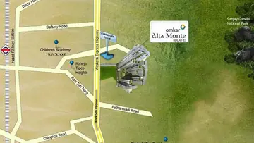 Location of Omkar Alta Monte - Image 331438