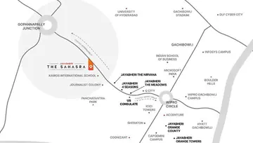 Location of Jayabheri The Sahasra - Image 125939