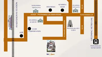 Location of Sri Hari Vrindavan - Image 334817