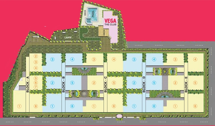 Master Plan of Muppas Aishwarya in Narsingi, Hyderabad - Image 123979