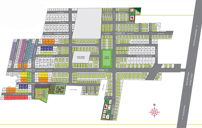 Master Plan of Jones Cassia 3 in Ottiambakkam, Chennai - Image 329502