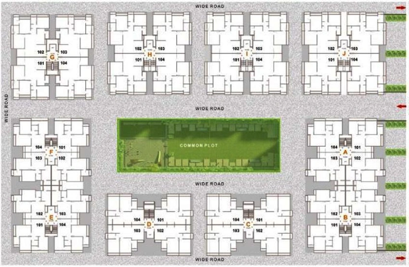 Master Plan of Shayona Aaryamaan in New Ranip, Ahmedabad - Image 272700