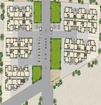 Master Plan of Shayona Residency in Nava Naroda, Ahmedabad - Image 267553