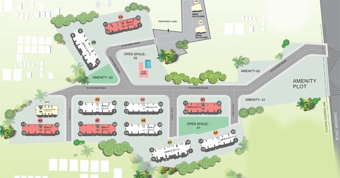 Master Plan of Xrbia Ambi in Talegaon, Pune - Image 230616
