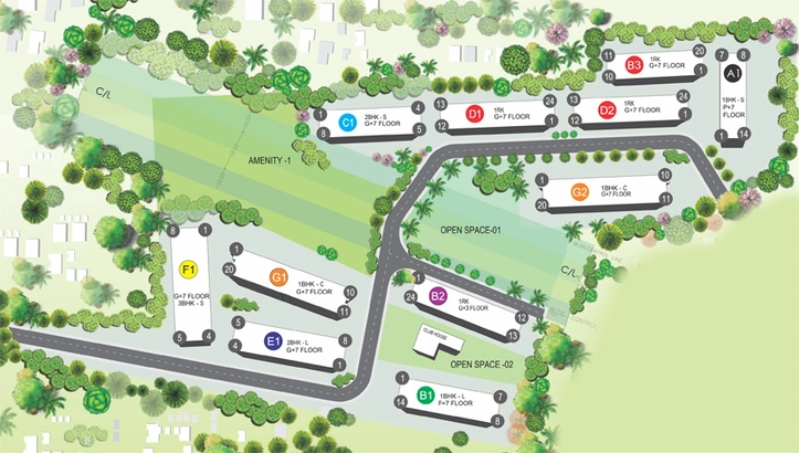 Master Plan of Xrbia Abode in Talegaon, Pune - Image 230609