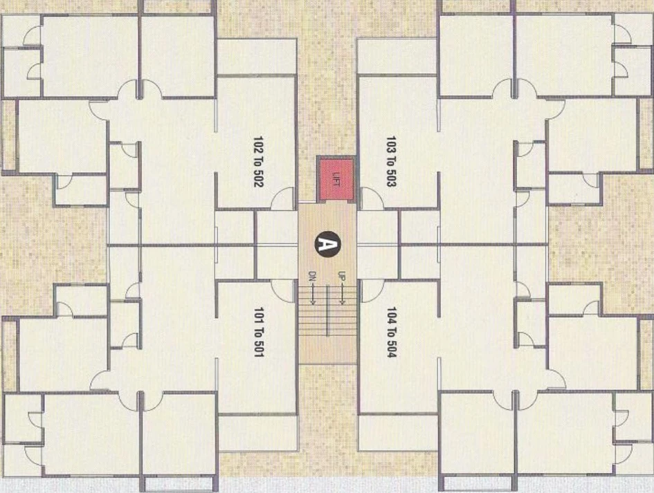 Floor Plan of Shayona Tilak 4 in Nava Naroda, Ahmedabad - Image 267564