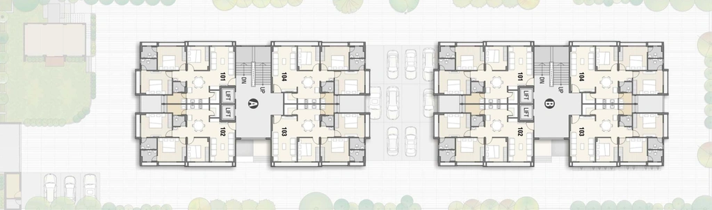 Master Plan of Neel Shree Hari Dreamland in Zundal, Ahmedabad - Image 128049