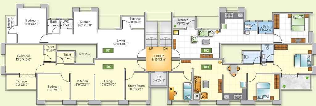 Floor Plan of Anshul Lilika in Katraj, Pune - Image 349395