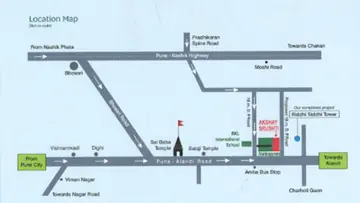 Location of RR Lunkad Akshay Srushti - Image 344195