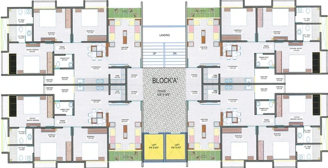 Floor Plan of Shyamvijay Shyam Heights in Nava Vadaj, Ahmedabad - Image 127976