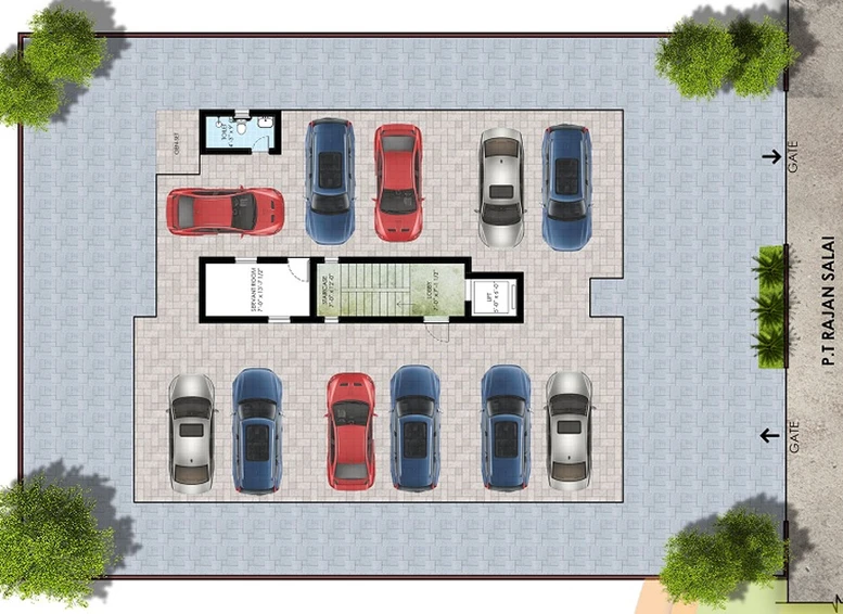 Master Plan of KCee Anusham in KK Nagar, Chennai - Image 225855