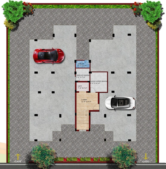 Master Plan of KCee Sreekaram in West Mambalam, Chennai - Image 225863