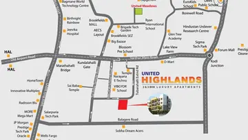 Location of United Highlands - Image 127151