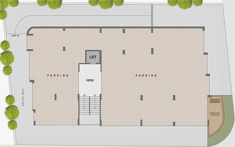 Master Plan of Aarmor Chintamani Aaradhya in Ellisbridge, Ahmedabad - Image 259698