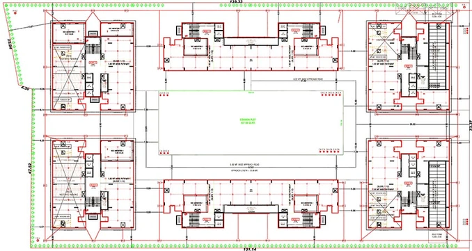 Master Plan of Sampad Adhirath in Tapovan Circle, Ahmedabad - Image 266751