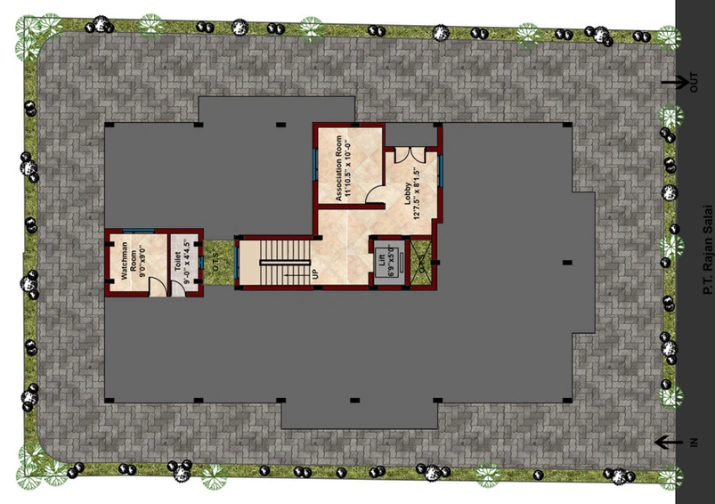 Master Plan of KCee Anugraham in KK Nagar, Chennai - Image 226444