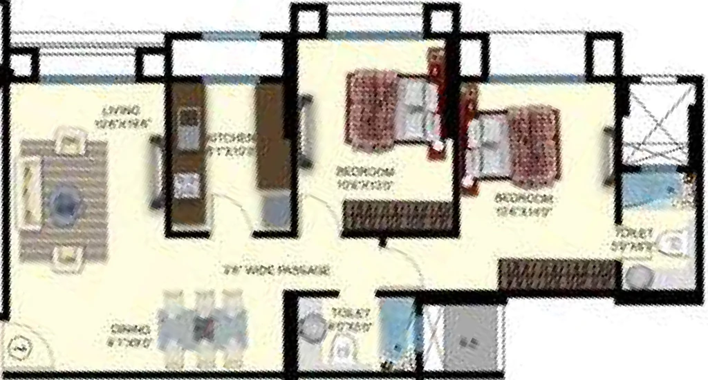 2 BHK Flat in Neelam Senroofs Phase 2 in Mulund East, Mumbai - Image 875251