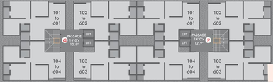 Floor Plan of Vinayak Malbar Valley in Tarsali, Vadodara - Image 128883