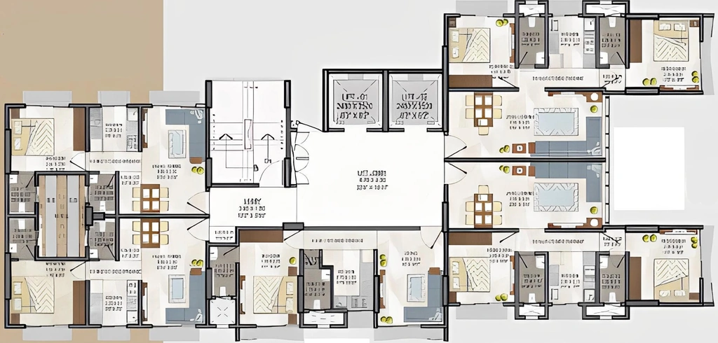 Floor Plan of Sayba Icon in Kurla West, Mumbai - Image 336079