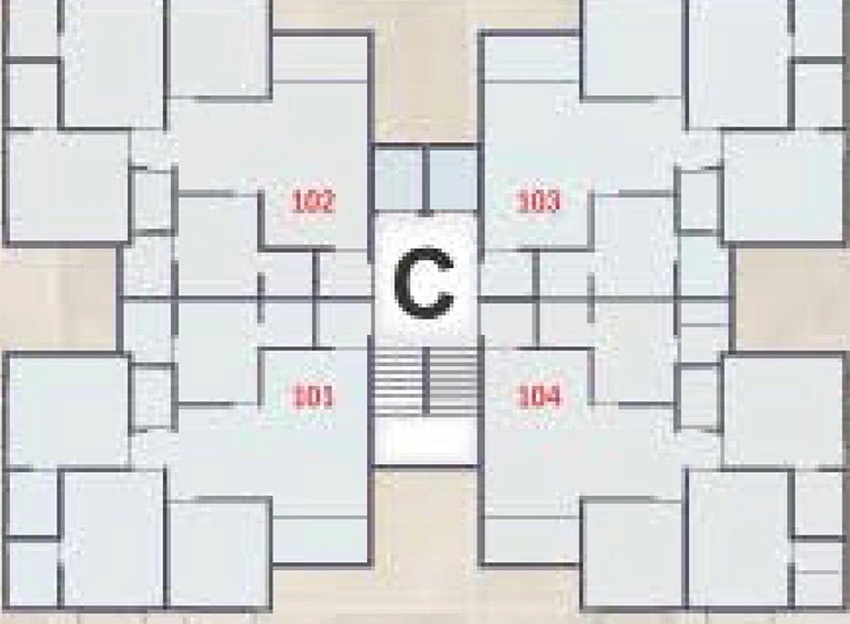 Floor Plan of Arjun Grace in Naranpura, Ahmedabad - Image 262160