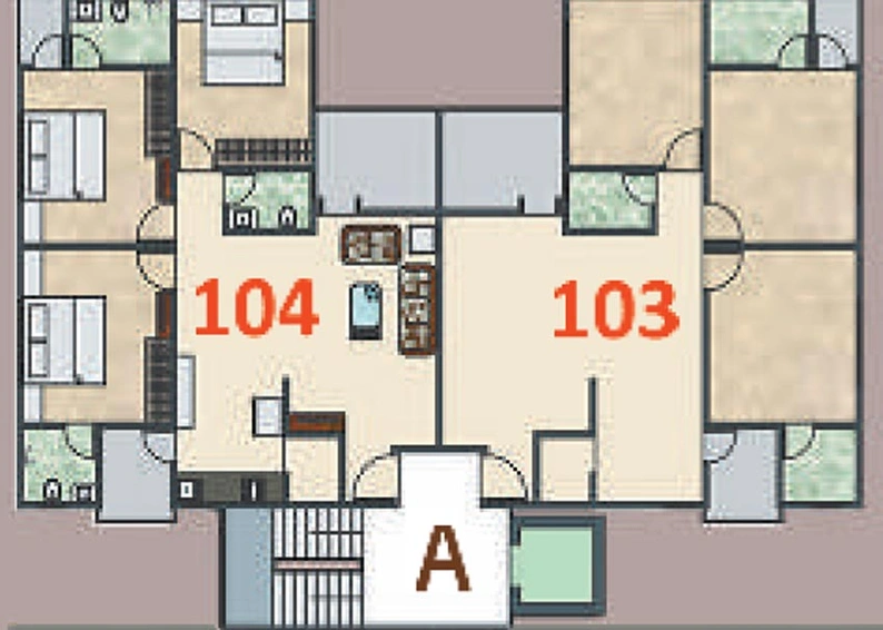 Floor Plan of Wallman Sukhdham Signature in Kendranagar, Vadodara - Image 128890