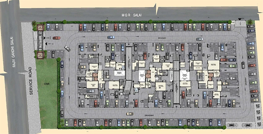 Master Plan of Adroit Artistica in Sholinganallur, Chennai - Image 329360