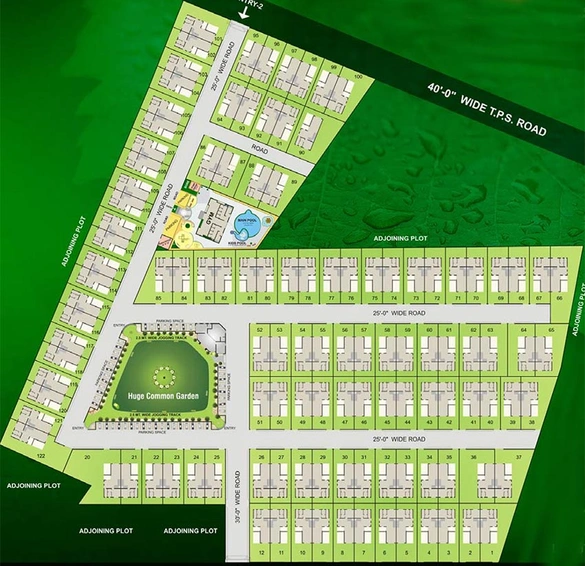 Master Plan of Ganesh Shangrila in Thaltej, Ahmedabad - Image 262974