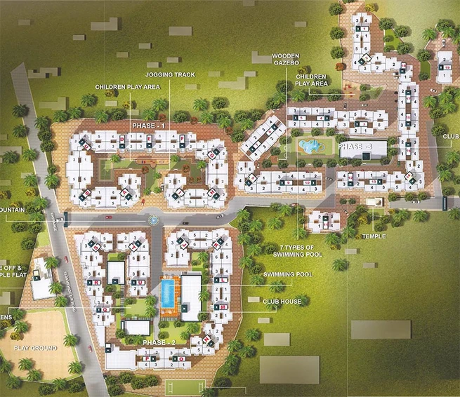 Master Plan of Mohan Palms in Badlapur East, Thane - Image 243065