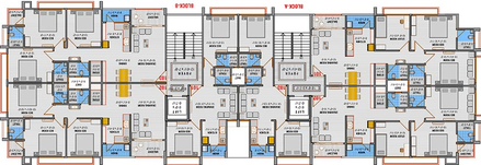 Floor Plan of Panchshil Aagam in Paldi, Ahmedabad - Image 264401