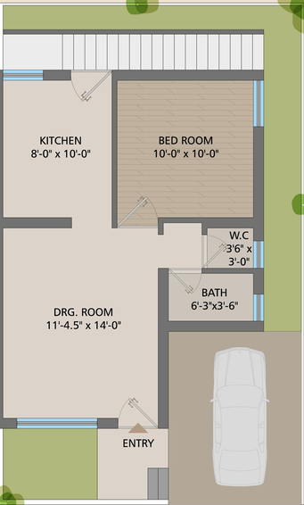 1 BHK House/Villa in Shree Shubh Tenaments in Waghodia Road, Vadodara - Image 801737