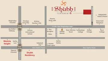 Location of Shree Shubh Tenaments - Image 128898