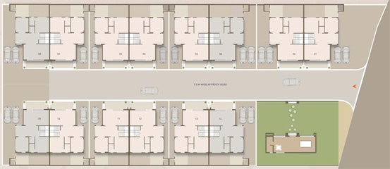 Master Plan of Shree Four Villa in Bhayli Road, Vadodara - Image 128226