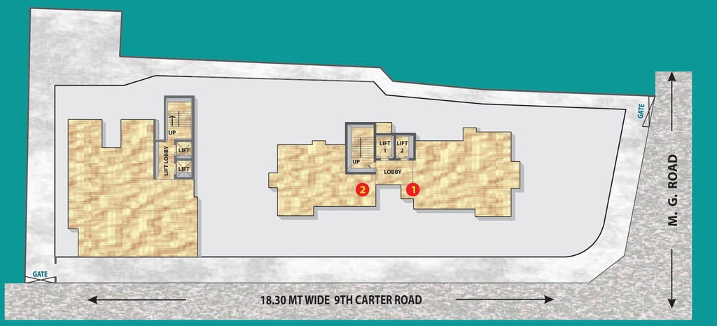 Master Plan of Sanghvi Solitaire in Borivali East, Mumbai - Image 344651