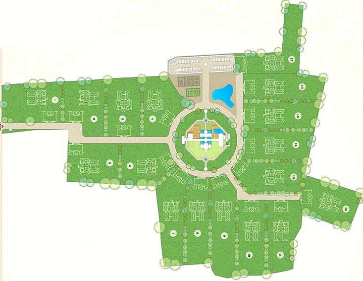 Master Plan of Hrishikesh 17 Courtyard in Dabhoda, Gandhinagar - Image 231435
