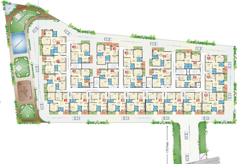 Master Plan of Evershine Greenwood in Sarjapur, Bangalore - Image 124088