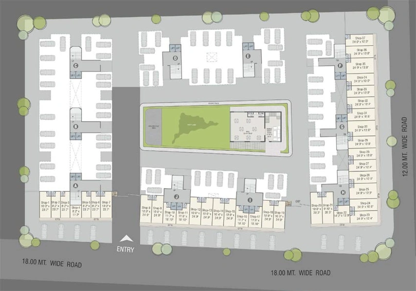 Master Plan of Keshav Bliss in Waghodia Road, Vadodara - Image 128916
