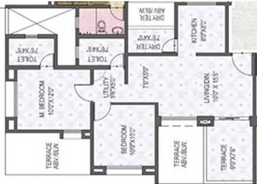 3 BHK Flat in Rama Krystal City in Pimpri Chinchwad, Pune - Image 886779