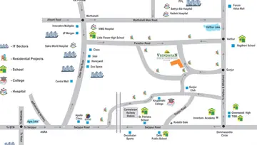 Location of Evershine Vrindavan - Image 124097