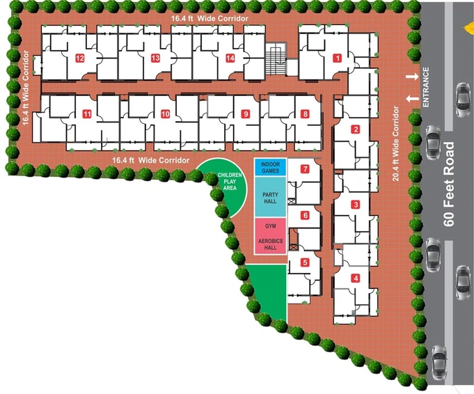 Master Plan of Evershine Vrindavan in Gunjur Palya, Bangalore - Image 124099