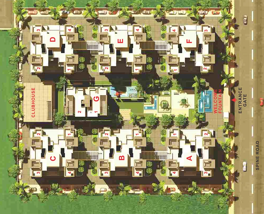 Master Plan of Rama Rich Woods in Chikhali, Pune - Image 346136