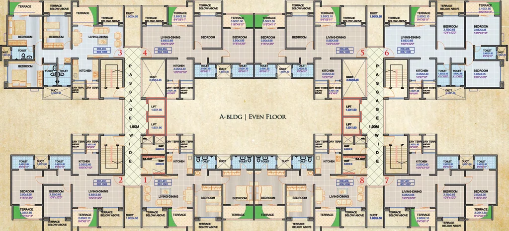 Floor Plan of Regency Classic in Baner, Pune - Image 350047
