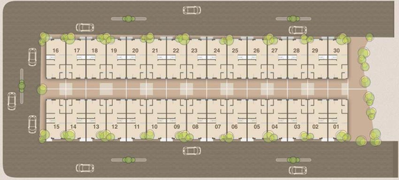 Master Plan of Tula Shree Raj Residency in Madhavpura, Vadodara - Image 128967