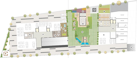 Master Plan of Kailash Aura in Nana Chiloda, Ahmedabad - Image 263919