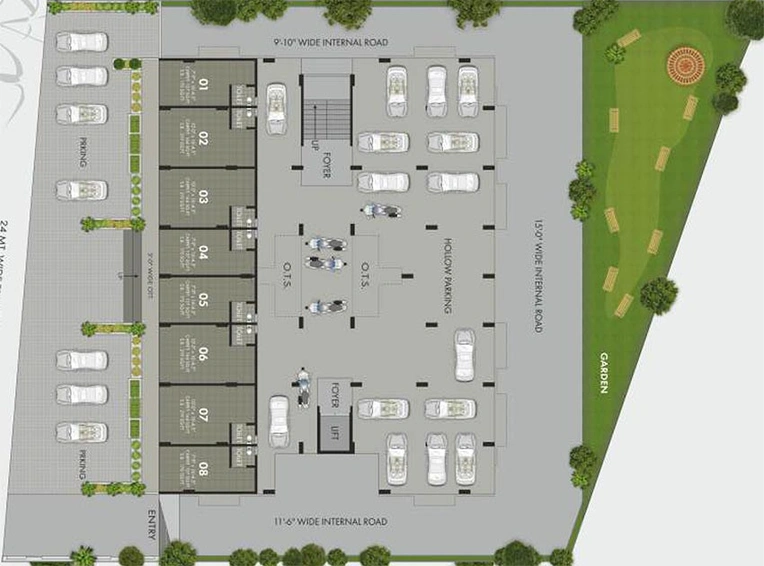 Master Plan of BN Astha Upvan in Singarwa, Ahmedabad - Image 262520