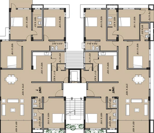 Floor Plan of Amaya 48K in Koteshwar, Ahmedabad - Image 261948